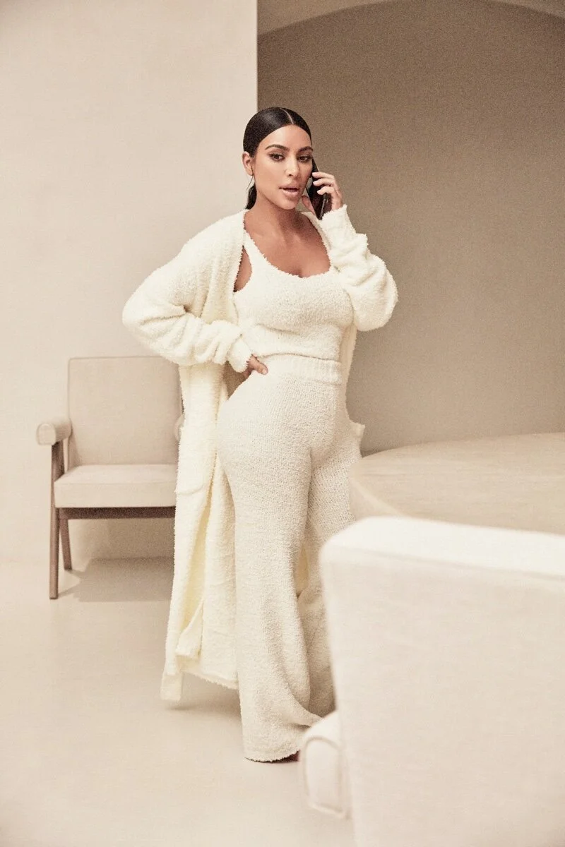 Kim Kardashian Cozy Collection Begs Sustainable Fabric Edition
